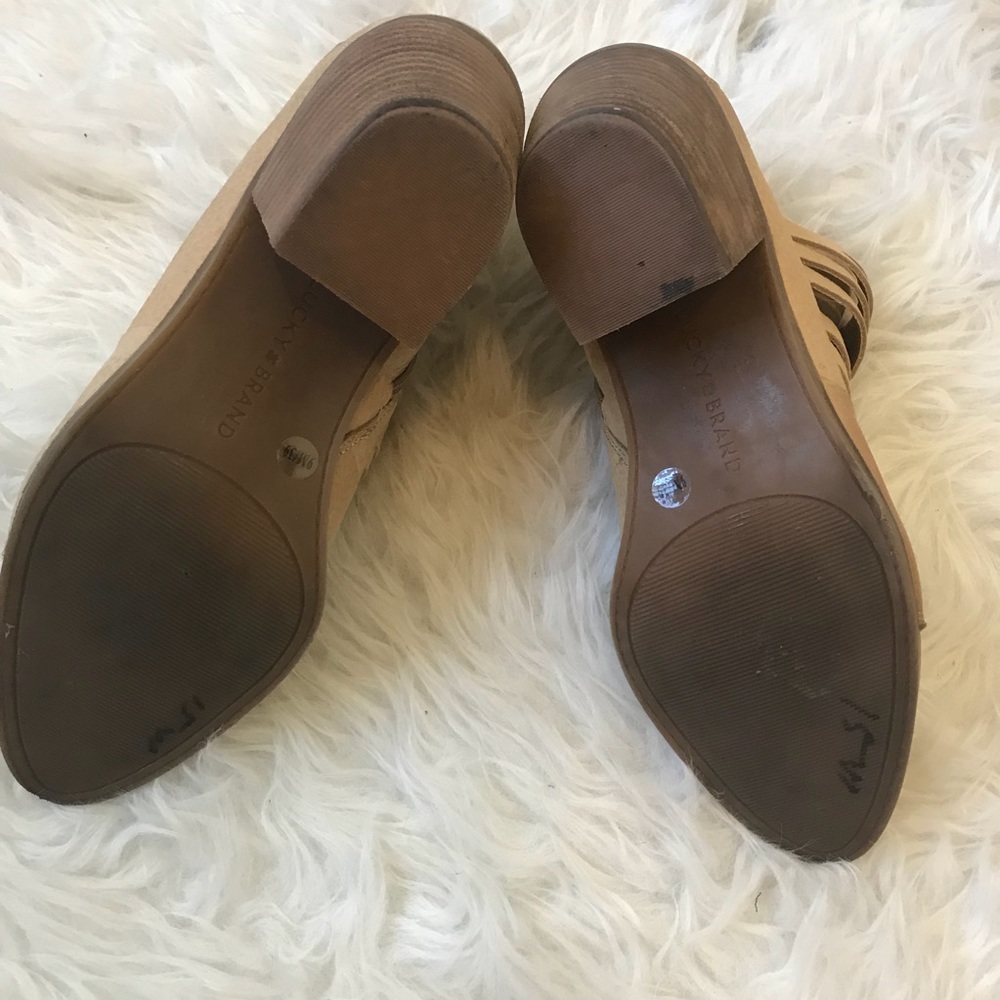 Lucky Brand Leather Booties size 9 - Picture 5 of 7